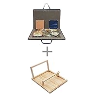 Lavievert Jigsaw Puzzle Case for Up to 1,500 Pieces + Assembly Jigsaw Puzzle Bracket/Holder