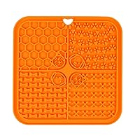Licking Mats for Dogs and Cats, Lick Mat with Suction Cups for Dog Anxiety Relief, Slow Feeder Lick Pad for Dog Yogurt Peanut Butter, Pet Supplies for Bathing Grooming Training, Pack of 1