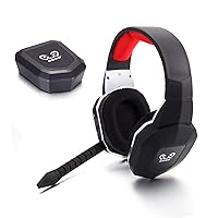 HUHD? HW-399M 2.4Ghz Optical Wireless Gaming Headset for Xbox 360,Xbox one, PS4,PS3, PC, with Detachable Microphone