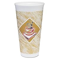 Dart 20 oz Cafe G Foam Cup (Case of 500)