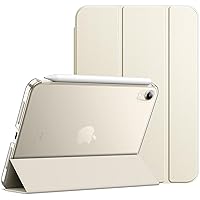 JETech Case for iPad Mini 6 (8.3-Inch, 2021 Model, 6th Generation), Slim Stand Hard Back Shell Smart Cover with Auto Wake/Sleep (Starlight)