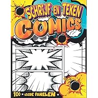Comic Sketch Book Travel: Komisch reisdagboek voor kinderen | Schrijf en teken stripboeken | Jongens 6 jaar cadeau -ideeën (Dutch Edition)