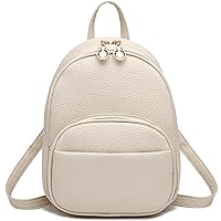 Mini Backpack for Women Girls Leather Backpack Purse Casual Small Daypack Bag with Pockets