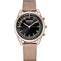 Citizen Connected Quartz Womens Watch, Stainless Steel, Pink Gold-Tone (Model: HX0003-51E)