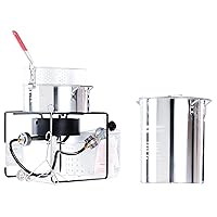 King Kooker Turkey Fryer Outdoor Deep Frying & Boiling Package Silver Extra Large