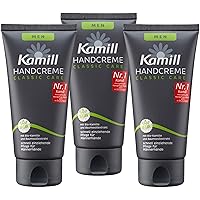Kamill 3x75 ml Hand & Nail Cream MEN CLASSIC CARE with BIO Camomile, Bisabolol and Cotton Extract | Germany