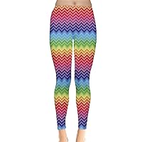 CowCow Womens Starry Night Sky Moon Stars Space Constellations Planets Chevron Pattern Inside Out Reversible Leggings
