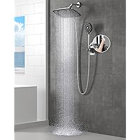 Veken 12 Inch High Pressure Rain Shower Head -Shower Heads with 5 Modes Handheld Spray Combo- Wide RainFall shower with 70