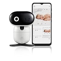 Motorola Baby Monitor Camera PIP1010 - WiFi Motorized Video Camera with HD 1080p - Connects to Smart Phone App - Remote Pan, Tilt, Zoom - Two-Way Audio, Room Temp Sensor, Lullabies, Night Vision