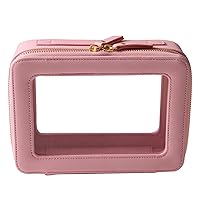Toiletry bag waterproof cosmetic organizer with hanging hook for travelling