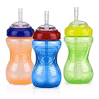 No-Spill Sippy Cup with Flex Straw - (3-Pack) 10-Ounce