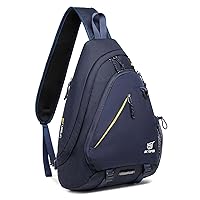 SKYSPER Sling Laptop Bag (Up to 13 Inch) - 18L Crossbody Sling Backpack Travel Shoulder Bag Hiking Daypack for Men Women(Navyblue)