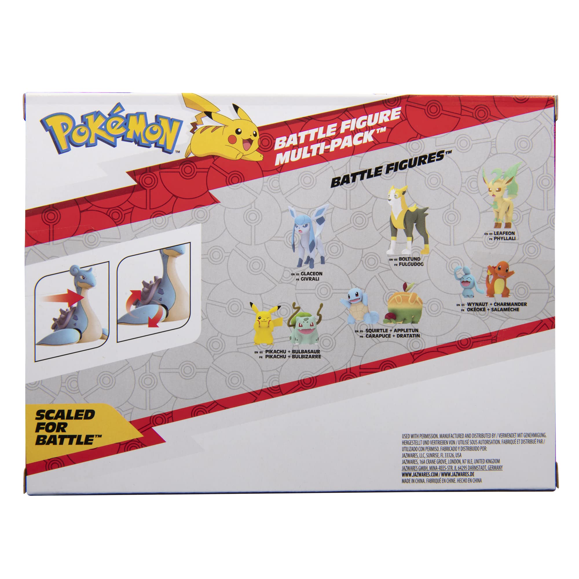 Pokemon Battle Figure, Water-Type Theme 3 Pack with 4.5-inch Froakie, 3-inch Wartortle Figure, 2-inch Froakie - Toys for Kids and Pokémon Fans - Amazon Exclusive