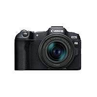  Canon EOS R Mirrorless Camera with 24-105mm f/4-7.1 Lens  (3075C032) + 64GB Memory Card + Bag + Card Reader + Flex Tripod + Hand  Strap + Memory Wallet + Cap Keeper + Cleaning Kit (Renewed) : Electronics
