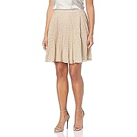 Club Monaco Women's Medallion Pleated Short Skirt