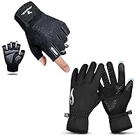 ATERCEL Workout Gloves for Men and Women, Exercise Gloves Gloves for Cold Weather Winter Gloves Men Women
