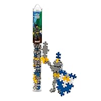 PLUS PLUS - Knight - 70 Piece Tube, Construction Building Stem/Steam Toy, Kids Mini Puzzle Blocks