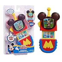 Disney Junior Mickey Mouse Funhouse Communicator with Lights and Sounds, Officially Licensed Kids Toys for Ages 3 Up by Just Play