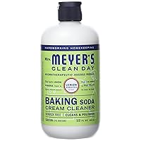 Mrs. Meyer's Baking Soda Cleaner, Hard Water Stain Remover and Tough on Other Household Cleaning Needs, No Rinse Necessary, Lemon Verbena Scent, 12 Fl Oz Bottle