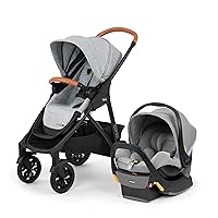 Chicco Corso LE Modular Travel System, Corso LE Stroller with KeyFit 35 Infant Car Seat and Base, Stroller and Car Seat Combo, Infant Travel System | Veranda/Grey