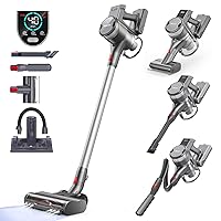 Cordless Vacuum Cleaner 8 in 1 Stick Vacuum with LED Display,Up to 40 Minutes of Run Time, Anti-Wrap Brush Vacuum Cleaners for Home,Rechargeable Cordless Vacuum for Hardwood Floor Deep Clean
