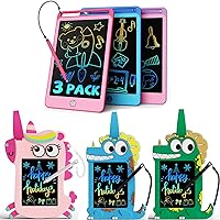 TEKFUN NanoDoodle™ Toys for Girls Portable 4.5IN LCD Drawing Tablet with 3 Pack LCD Writing Tablet 8.5in Coloring Doodle Board