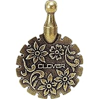 Clover Thread Cutter Pendant Antique Gold, 1