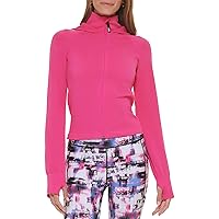 DKNY Women's Pullover Full Zip Sportswear Jacket