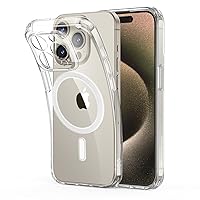 ESR for iPhone 15 Pro Max Case, Compatible with MagSafe, Military-Grade Protection, Resists Yellowing and Scratches, Magnetic Phone Case for iPhone 15 Pro Max, Zero Series, Clear