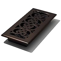 Decor Grates SPH410-RB Floor Register, 4x10, Rubbed Bronze Finish