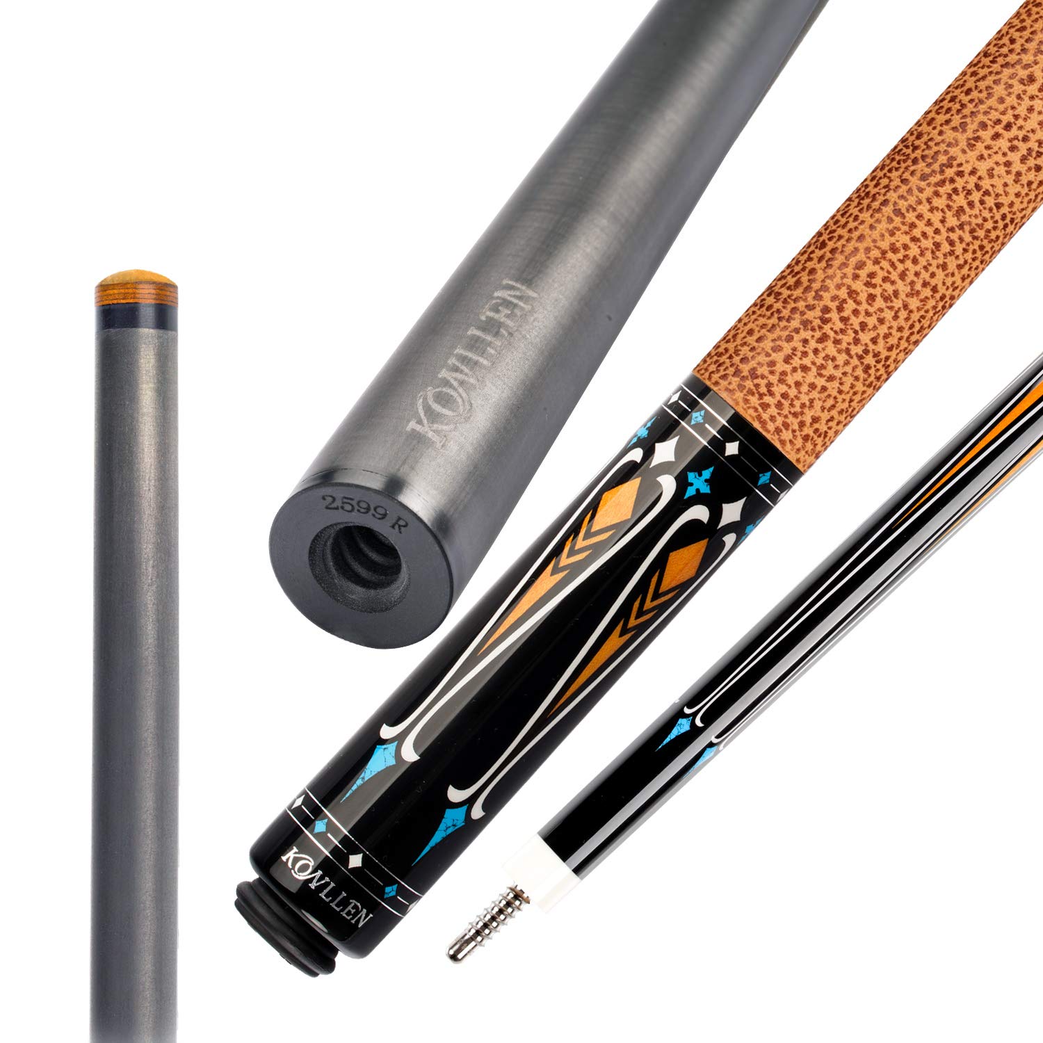 Mua KONLLEN Carbon Fiber Pool Cue Stick Professional Cues (Full Carbon ...