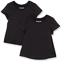 Girls and Toddlers' Active Performance Short-Sleeve T-Shirts, Pack of 2
