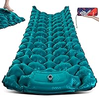 Sleeping Pad for Camping Backpacking: Self Inflating Ultralight Sleeping Pad, Thick & Compact Camping Mattress, Inflatable Insulated Sleep Mat for Tent, Camp, Hiking (4 Inch)