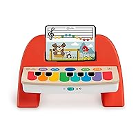 Baby Einstein Cal’s First Melodies Magic Touch Wooden Piano Musical Baby Toy, Ages 6-36 Months