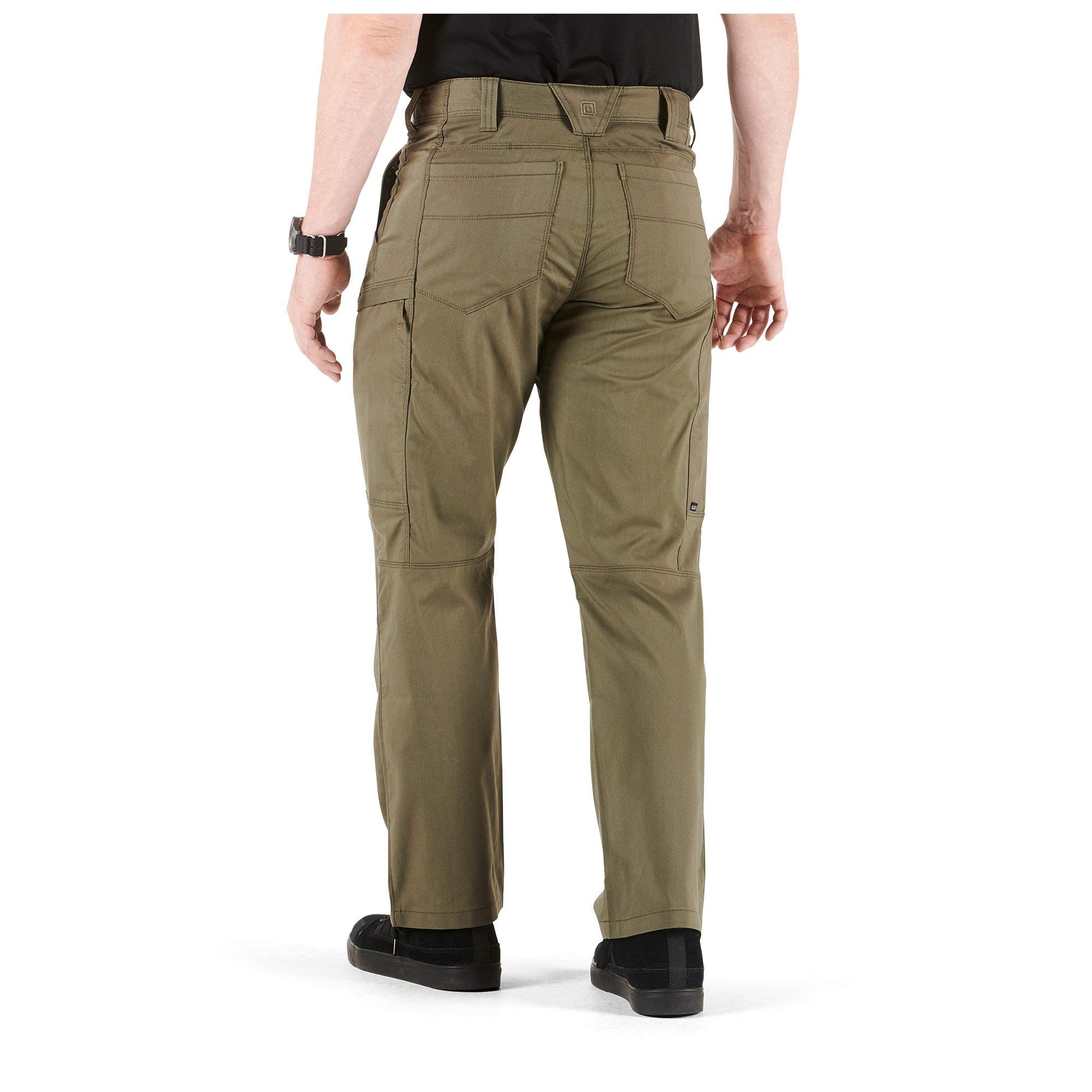 5.11 Tactical Men's Apex Cargo Work Pants, Flex-Tac Stretch Fabric, Gusseted, Teflon Finish, Style 74434