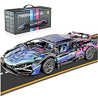 PinkBee Sport Car Building Block Sets for Adults,Race Car Collectible 1:14 Model Scale Engineering Toy Racing Cars Christmas Birthday Gifts for Men Teens Boys Age 8+ 8-12 12 13 14 14+(1314 PCS)