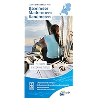 Waterkaart Ijsselmeer-Markermeer/Ramdmeren 1:70 000: Waterkaarten (ANWB waterkaart, 18)