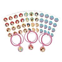 Pink Disney Princess Bracelet Kit - Pack of 8 (2.75