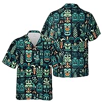 Tiki Revival Tropical Summer Men Hawaiian Shirt S-5XL