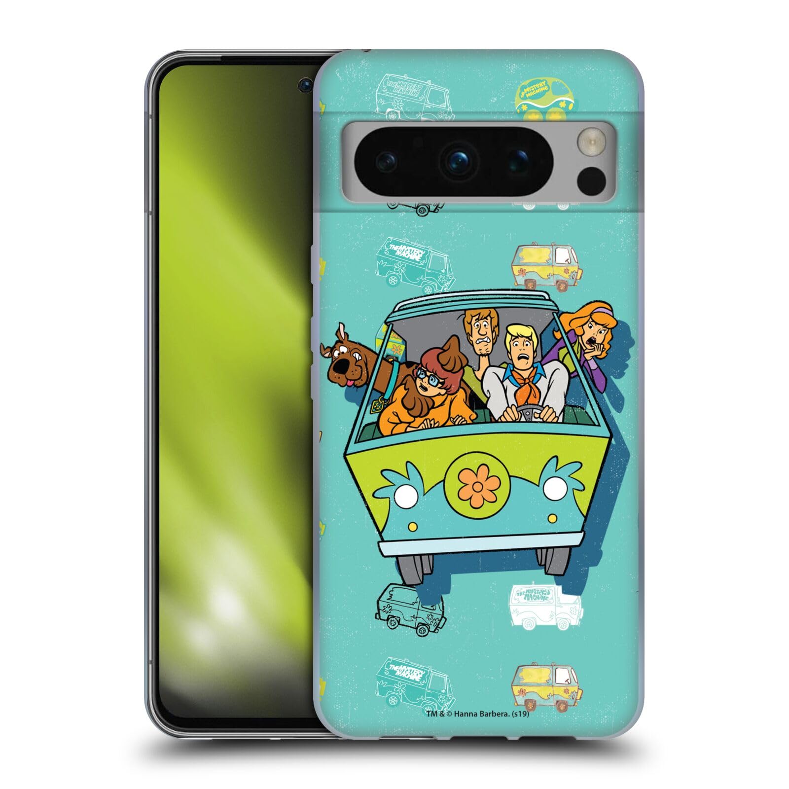 Head Case Designs Officially Licensed Scooby-Doo Mystery Inc. 50th Anniversary Soft Gel Case Compatible with Google Pixel 8 Pro