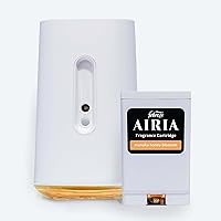 NEW-AIRIA by Febreze, Smart Scent Diffuser Starter Kit-WiFi & App Controlled-Aromatherapy-Ideal for Bedrooms & Living Rooms-Sweet Honey and Wildflowers 1 Air Freshener & 1 Fragrance Cartridge(1 FL Oz)