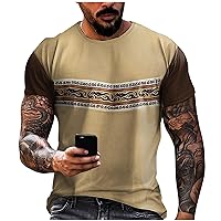 Mens Vintage Designer Raglan T-Shirt Short Sleeve Printed Summer Round Neck Top Casual Sweatshirt
