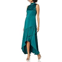 KENDALL + KYLIE Women's Plus Size High Low Sleeveless Maxi Dress
