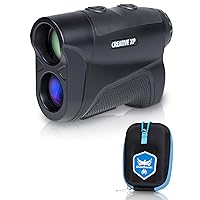 Golf Rangefinder 1100 Yards + HD Spotting Scope with Tripod 20-60x60mm - Range Finder for Hunting and Archery, 6X Digital Rangefinders with Slope Mode, Pro Flag-Lock and Angle Compensation