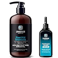 Severe Red & Itchy Psoriasis Treatment Kit - Serum with Salicylic Acid and Shampoo 13.5 fl oz