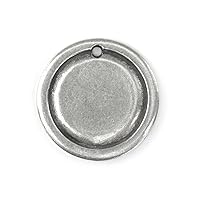 ImpressArt Small Circle Border Pewter Stamping Blank Clearance