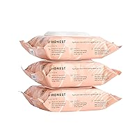 Honest Beauty Makeup Remover Facial Wipes | EWG Verified, Plant-Based, Hypoallergenic | 30 Count 3 Pack
