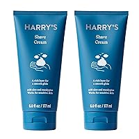 Harry's Shaving Cream - Shaving Cream for Men with Eucalyptus - 2 pack (6 oz)