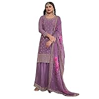 Indian Women's Wear Palazzo Suits Pakistani Designer Ready to Wear Salwar Kameez Dress