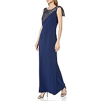 JS Collections Women's Kennedy Draped Mermaid Gown